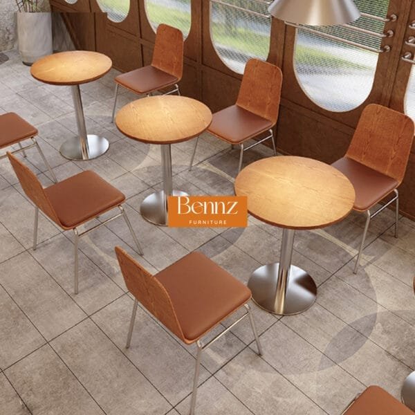 coffee shop table and chair