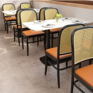 Island dining table and chair