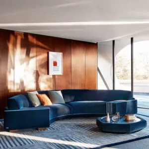 Parsifal Round sofa custom